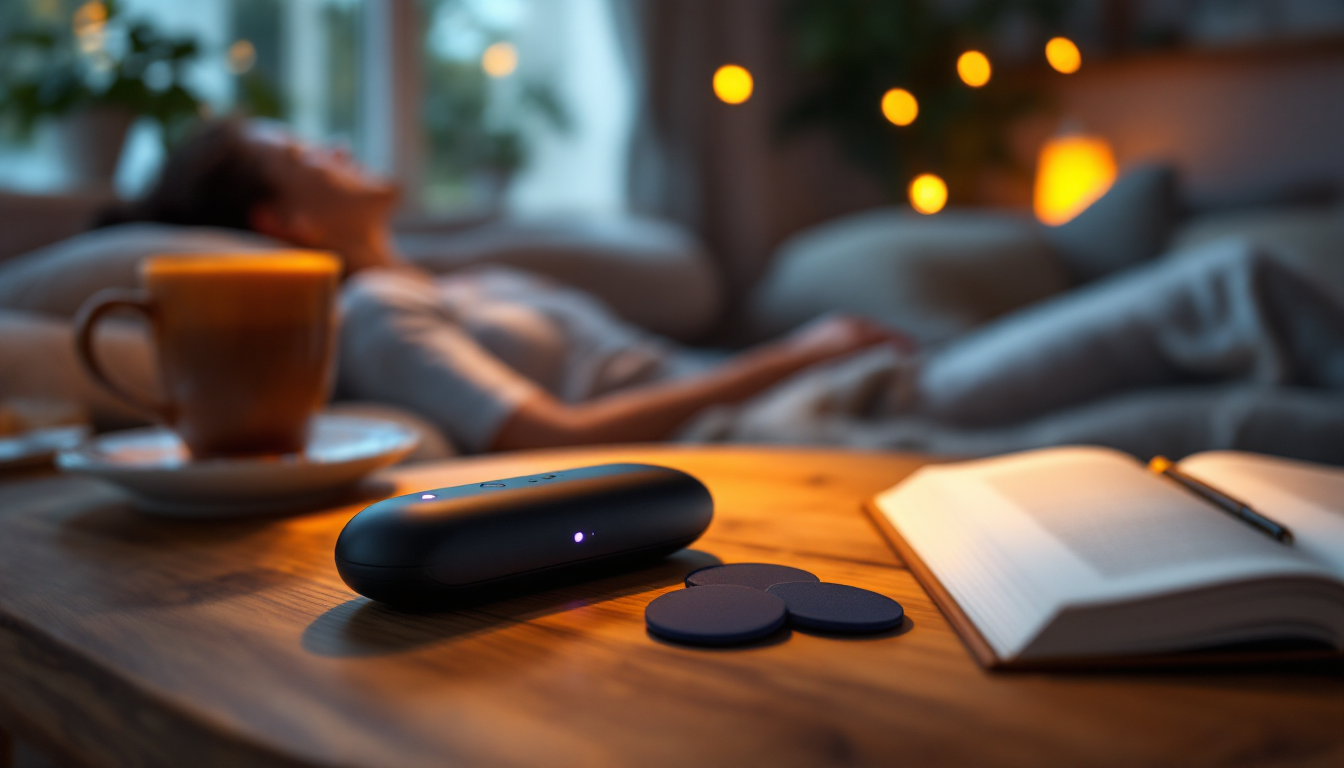 The KalmPulse wireless TENS pain-relief device